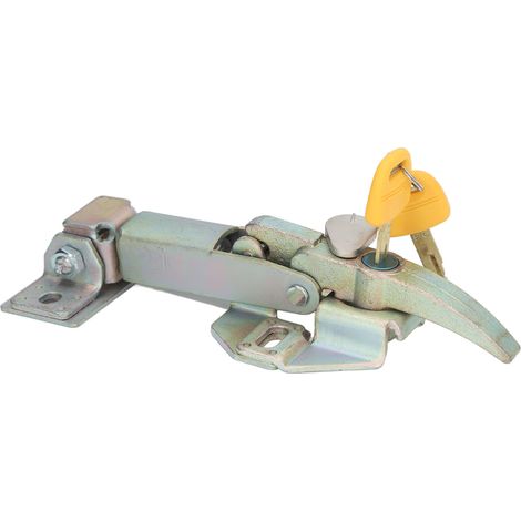 Verrou de culasse en acier inoxydable avec 2 clés pour pelle Komatsu PC120 PC200 PC300 (1/5)