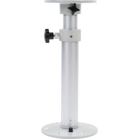 Pied de table Amovible 460-700mm en Alliage Argent pour bateau, caravane, camping-car, caravane, hauteur réglable, pied de table de cockpit avec acier inoxydable (1/3)