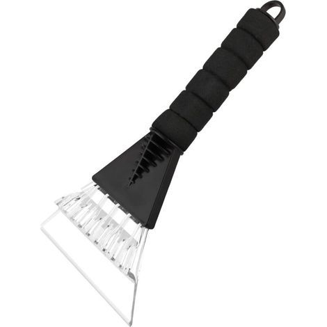 Ahlsen Grattoirs à Glace pour Pare-Brise de Voiture Grattoir à Glace pour Pare-Brise Winter Care avec Prise Souple sans Rayures Poignée en Mousse Confortable Antidérapante (1/4)