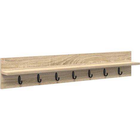 Maison Exclusive - Wandmontierter nachttisch Sonoma-Eiche 100 x 1