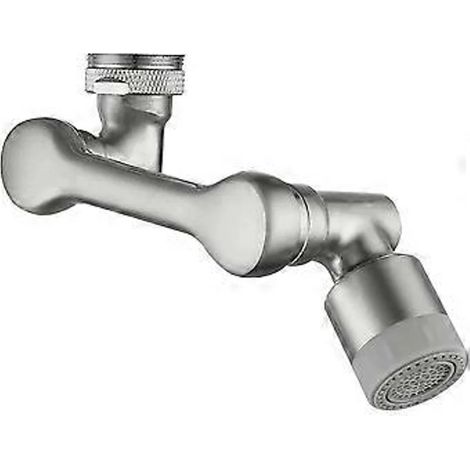 Rallonge de robinet pivotante en laiton 1080 pour lavabo de salle de bain avec protection anti-éclaboussures et douchette