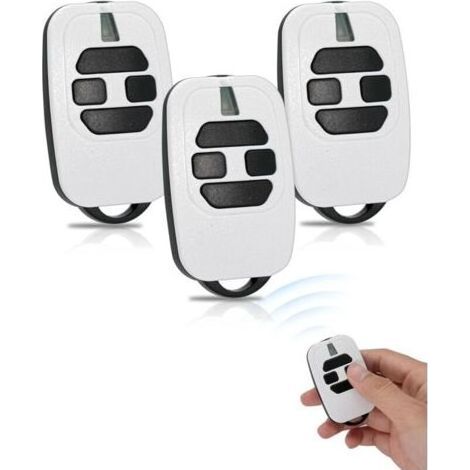 Mando a distancia de 4 canales y 433,92 MHz para puertas de garaje y portones – Receptor compatible con los sistemas GTI4, GTI2, GT2/4, Mio TR2/4 y TR2N/4N – Con señal acústica (3 unidades) (1/5)