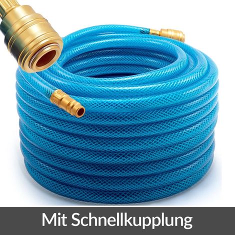 Compressed Air Hose 1/4" x 20m, 15 Bar, Durable Rubber, Kink-Free (1/5)