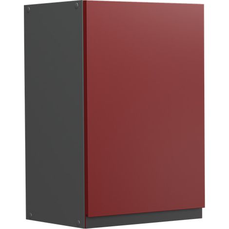Pensile da cucina R-Line, Rosso, 40 cm Forma a J, Vicco
