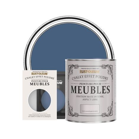 Peinture pour Meubles Chalky - Encre Bleue (1/3)
