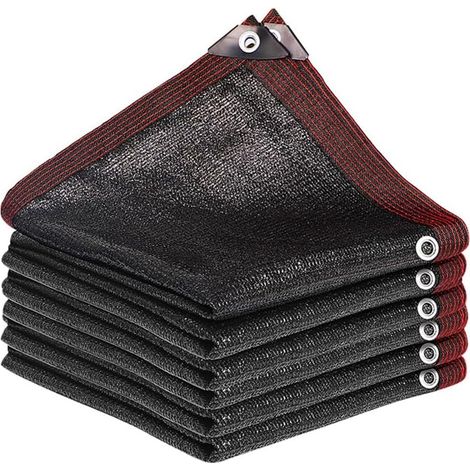 Voile d’Ombrage Épaissie et Renforcée, Tissu de Pergola et Serre avec Bords Perforés, Protection Solaire pour Balcon, Jardin et Abri de Voiture (4x4m) (1/5)