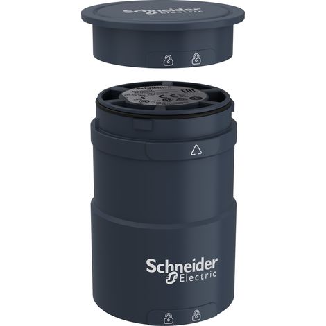 Xvuc21b Schneider Harmony Xvu - Embase Alimentation Avec Couvercle - ø60mm - Noir