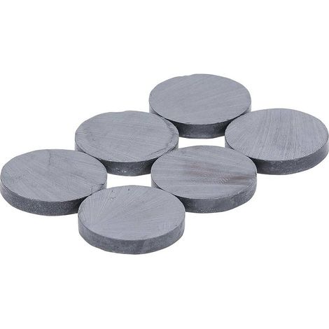 Jeu d'Aimants Céramiques D.25 mm - 6 pcs - Puissants et Polyvalents - Pro - D-Work (1/5)