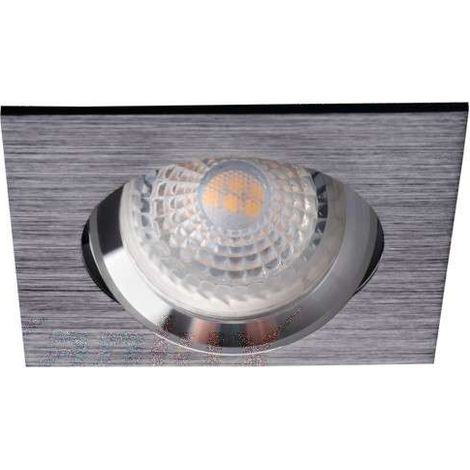 Spot plafond encastré – Aluminium noir – Ø82mm – Réglable 30° – GX5.3 (1/6)
