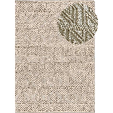 ATTICGO Tapis ethnique avec relief PAMUK 15 Crème 120x170 cm (1/4)