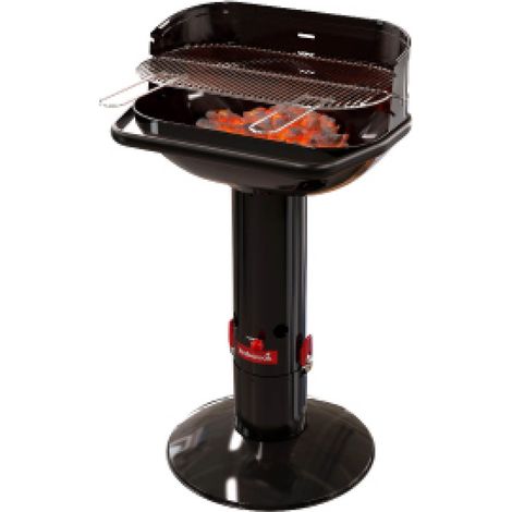 barbecue a carbonella barbecook "loewy 55" in acciaio 55x33 cm (1/5)