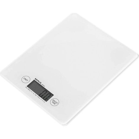 Pèse-lettres 5000 g surface en Verre Commutable G/Lb/Oz/Ml Pile Cr2032 Fournie Plateau 165 x 170 mm Assorties (1/4)