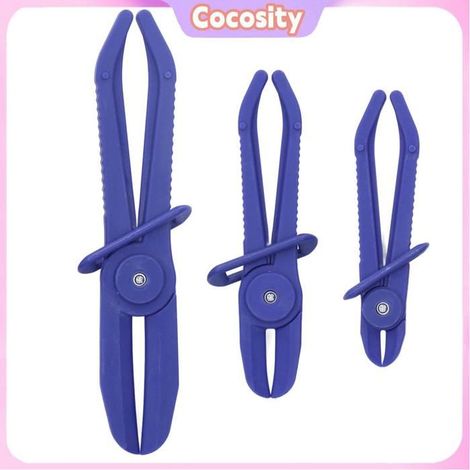 Jeu de pinces pour tuyaux flexibles en nylon, pour colliers de serrage de carburant de frein, bleu, plusieurs tailles (1/4)