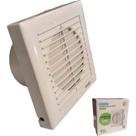 Ventola di Aspirazione 19W 240m3/h 34dB Aspiratore da Muro per Bagno Cucina 230V 50Hz (1/3)