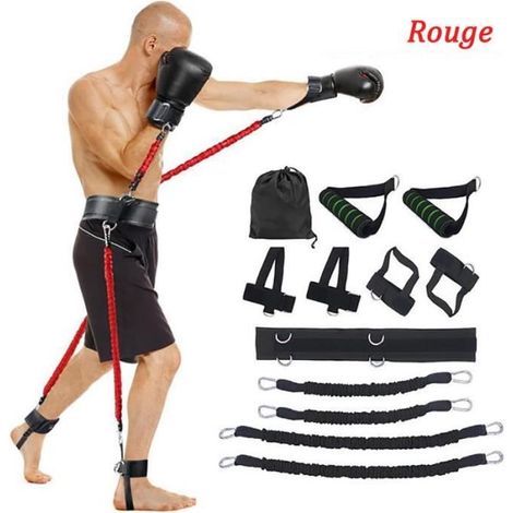 (Rouge)Bandes de résistance ZS7850 - 12 pcs - 15.9 kg - Rouge (1/3)