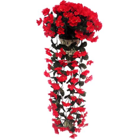Guirlande Artificielle - Plante Grimpante Fausse Rotin - Décoration Murale Intérieure Extérieure - Pour Paniers Suspendus Mariages Fêtes - 80 cm - 1 Pièce (1/5)