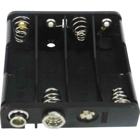 Porte-pile 4 x RS PRO AAA, raccordement Montage rapide ( Prix pour 1 ) (1/2)