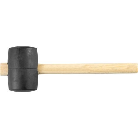 Hammer Strend Pro 900 g, Gummihammer, Blackhead, Holzgriff