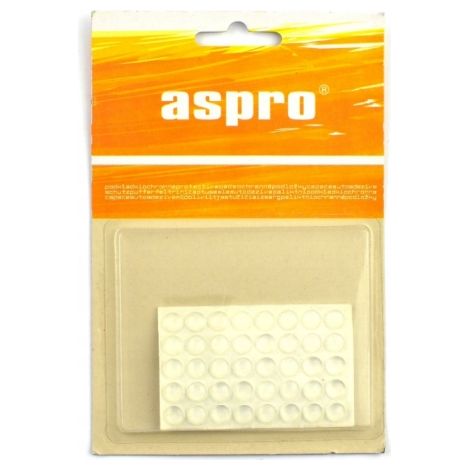 Tampons amortisseurs en silicone transparent de 9 mm de diamètre, 40 pièces.