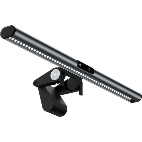 Barra de luz USB para pantalla, lámpara de escritorio LED con protección ocular, brillo ajustable, control táctil, para videoconferencias, presentaciones y programación. (1/5)