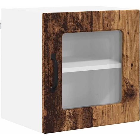 Meuble mural de cuisine,Armoire de cuisine avec porte Bois Ancien 40 x 31 x 40 cm CFW97416 (1/5)