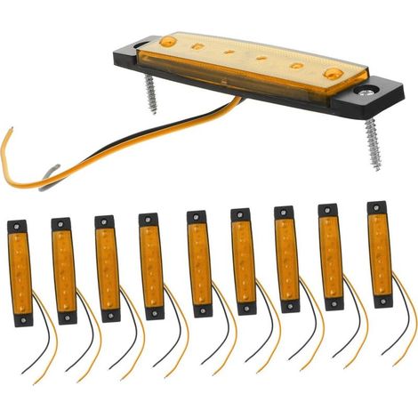 VICASKY 10pièces Feu de Stop à LED et Bande Clignotant pour (1/5)