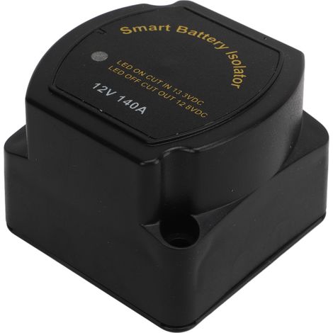 Kit Séparateur de Batterie Double 12V 140A Relais Intelligent Sensible pour Quad SSV 4x4 Rzr Camping-Car Système de Relais de Batterie (1/5)