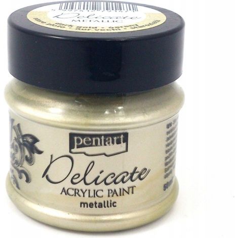 Peinture Pentart AKR. 50 ml, teinte métal délicat. Or ST.