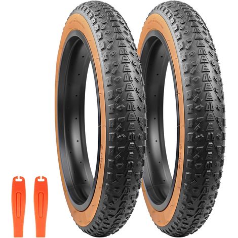 Pneu de Vélo 20x3.0 (76-406) - Pneu de VTT/VTC - Antidérapant, Résistant aux Punctures (1/5)