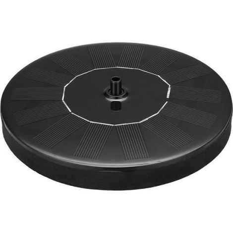 Pompe de bassin de fontaine solaire de jardin avec fontaine flottante solaire à panneau solaire mono-cristallin de 1,4W (1/4)