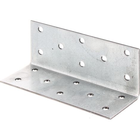 Equerre d'assemblage à visser large 40x40x100x2mm galvanisé – ALBERTS – 335755 (1/3)