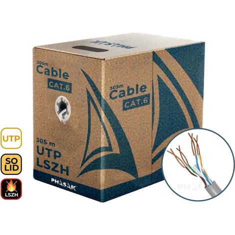 Z Coil 305 Phasak Cat 6 UTP AWG23 LSZH Solid 305m (1/3)
