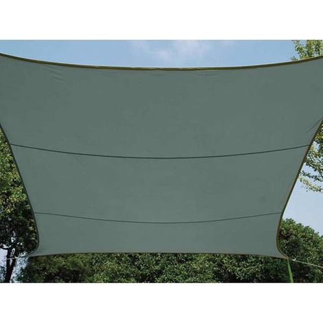 Velleman Tenda da sole quadrata grigia verde 5x5 m (1/3)