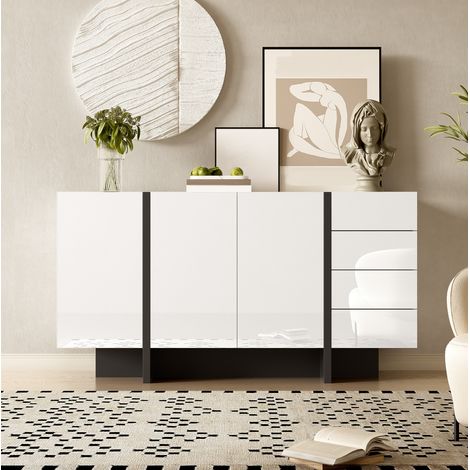 mobile contenitore 150 cm 2 porte 4 cassetti OKMYHOME (1/5)
