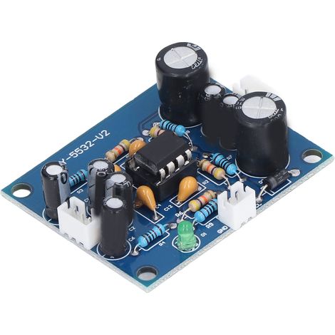 Carte de préamplification PCB, panneau avant d'alimentation unique, conception à double panneau, grossissement x5, 12-35 V (1/5)