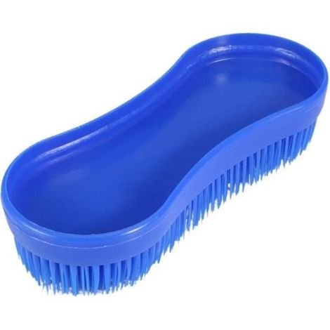 Pinceau de toilettage pour chevaux Brosses de nettoyage Soft Touch Massage Équestre Un peigne à curry équin