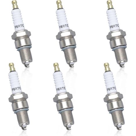 Lot de 6 bougies d'allumage pour F6RTC, RN9YC, RN10YC et RN11YC, remplaçant les bougies BPR6ES, pour MTD 951-1 (1/5)