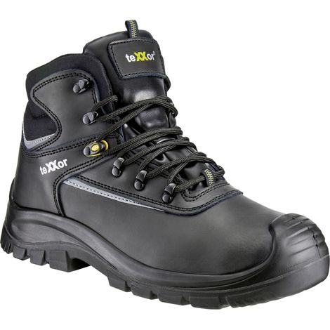 teXXor® S3-Sicherheitsschnürstiefel DIJON schwarz, EN ISO 20345 6325 Gr. 46 (1/5)