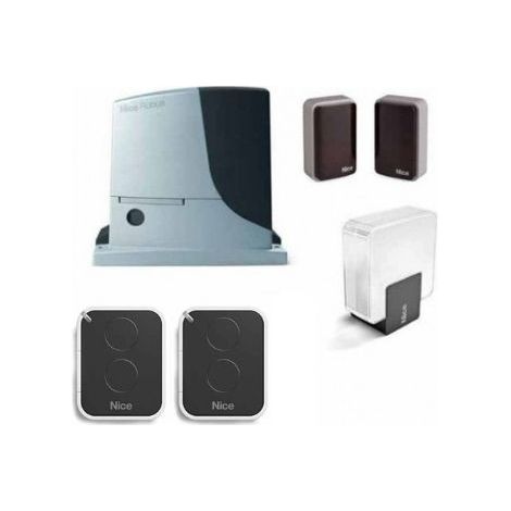 Nice – Kit de motorisation de portail – RB400BDKCE – Pour portails coulissants jusqu'à 400 kg – 24 V avec technologie bidirectionnelle