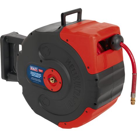 Sealey SA93 20m Auto-Rewind Control Air Hose Reel 10mm ID