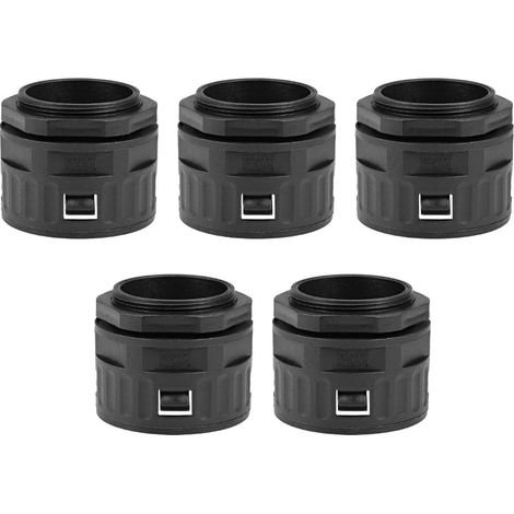 Presse-étoupe 5 pièces, connecteur pour tube ondulé, diamètre extérieur 54,5 mm, collier de serrage,
