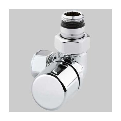 VALVOLA D'ARREDO AD ANGOLO TERMOSTATICA DX CROMO - 1/2 x 24-19