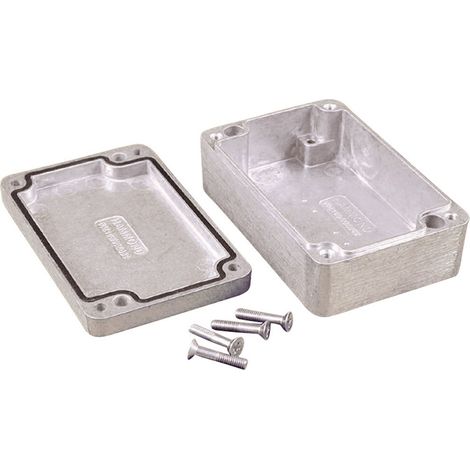 Hammond Electronics  1550Z113 Universal-Gehäuse 115 x 90 x 55  Aluminium  Natur 1 St.