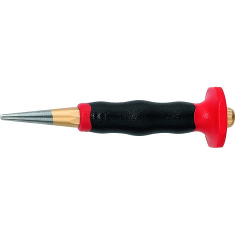 Rennsteig 440 108 0 - Botador cónico octogonal con empuñadura protectora Rennsteig 8 mm.