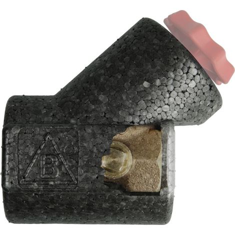 Coque d’isolation EPP DN20 pour vannes et robinets avec filetage femelle