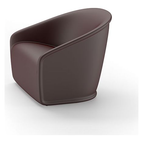 Settembre Armchair Bianco - Si seduta divano sofa poltrona per interno esterno in polietilene Plust bar ristorante hotel albergo giardino terrazza casa (1/5)