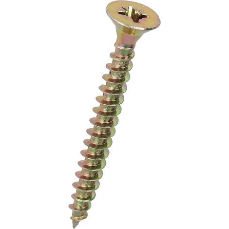Vis pour panneaux d'aggloméré Ø 5 x 45 mm avec empreinte cruciforme