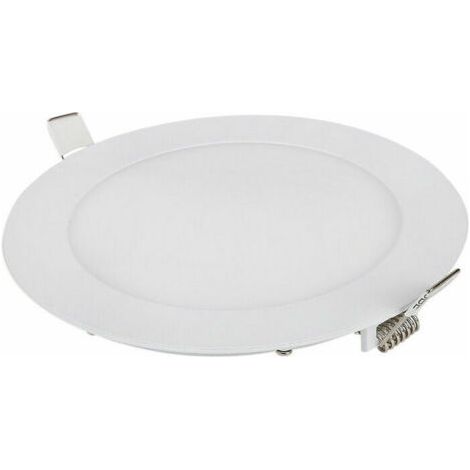 Lot de 6 spots LED encastrables dimmables 9W – Lumière blanche naturelle 6000K – IP65 pour salle de bain – Installation facile avec ressorts