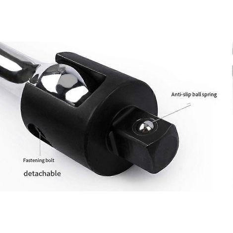 Barre de force 1/2 pouce, tête flexible rotative de 45,7 cm (18 pouces), en acier CR-V, entraînement 1/2 pouce (1/5)