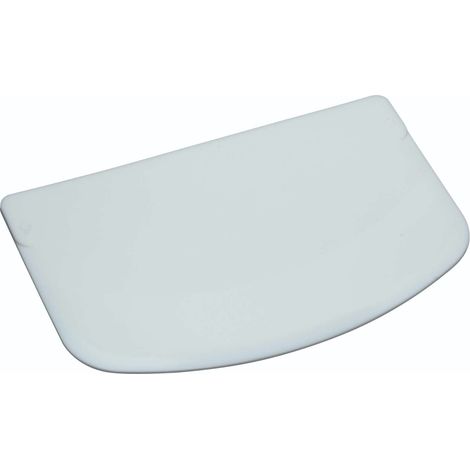 KitchenCraft Tabla y Cortador de Masa de Plástico libre de BPA 13.5 x 9 cm Blanco